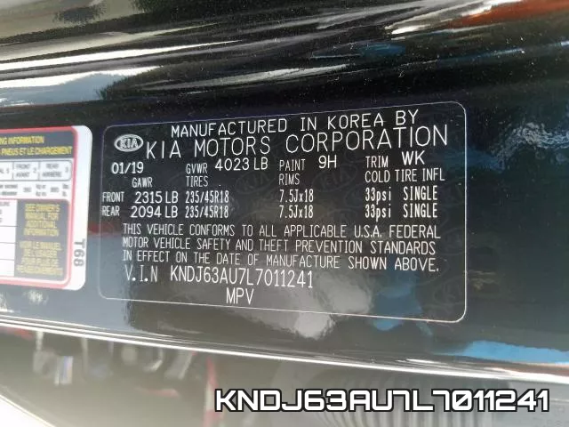 KNDJ63AU7L7011241 фото 2