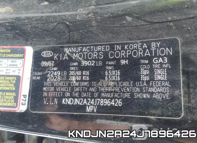 KNDJN2A24J7896426 фото 10