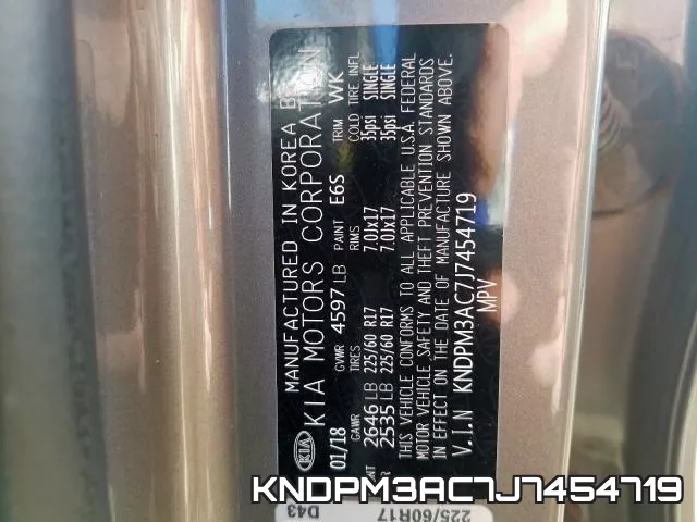 KNDPM3AC7J7454719 фото 2