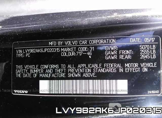 LVY982AK6JP020315 фото 10