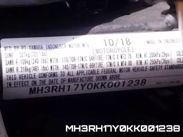 MH3RH17Y0KK001238 фото 2