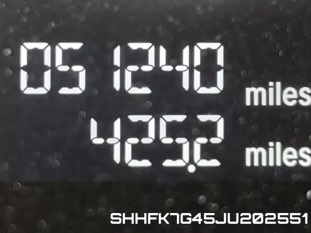 SHHFK7G45JU202551 фото 9