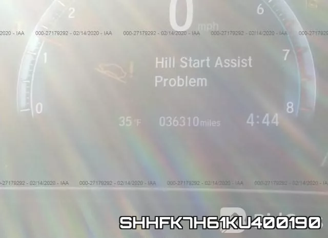 SHHFK7H61KU400190 фото 8