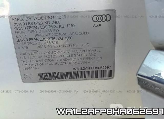 WA1L2AFP8HA062697 фото 10