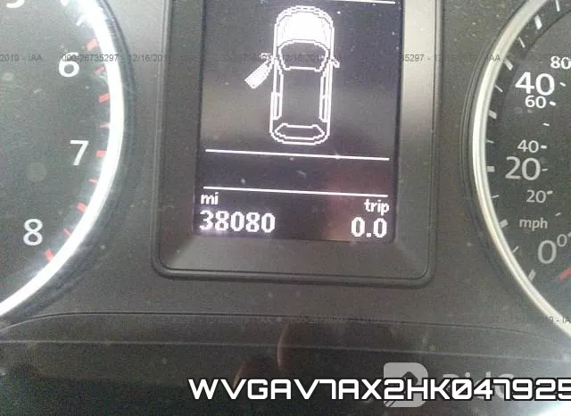 WVGAV7AX2HK047925 фото 8