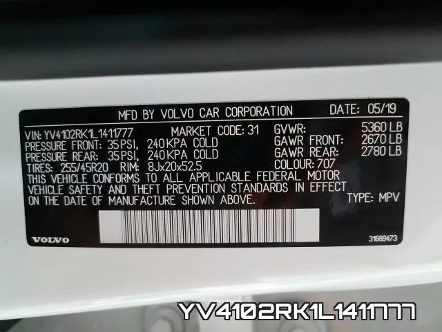 YV4102RK1L1411777 фото 2