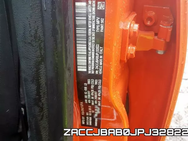 ZACCJBAB0JPJ32822 фото 2