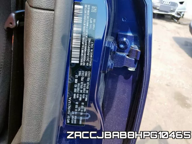 ZACCJBAB8HPG10465 фото 2