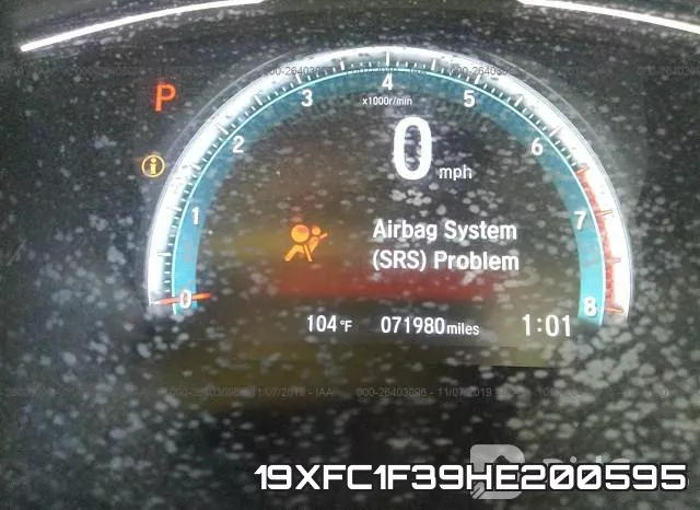 19XFC1F39HE200595 фото 8