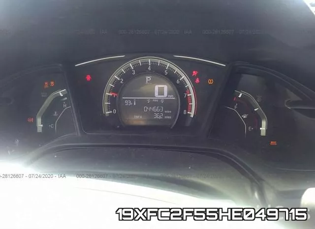 19XFC2F55HE049715 фото 8