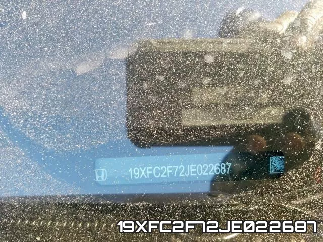 19XFC2F72JE022687 фото 2