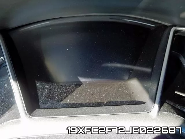 19XFC2F72JE022687 фото 9