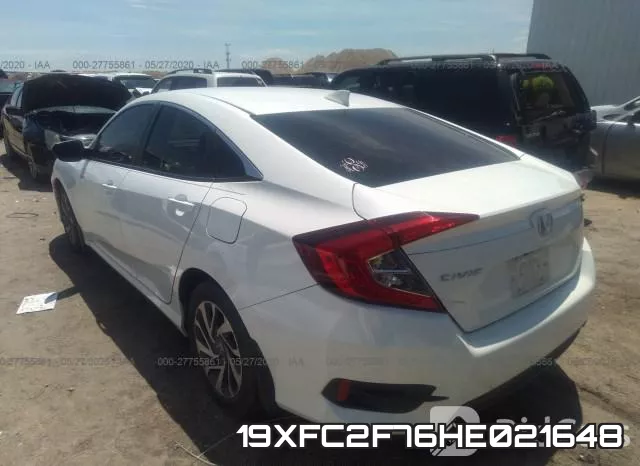 19XFC2F76HE021648 фото 4