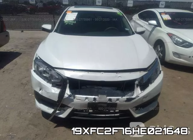 19XFC2F76HE021648 фото 7