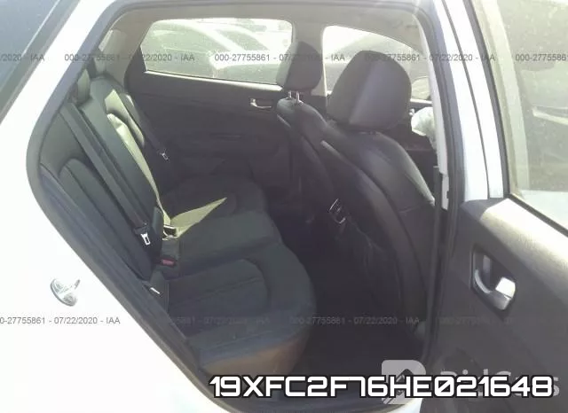 19XFC2F76HE021648 фото 9