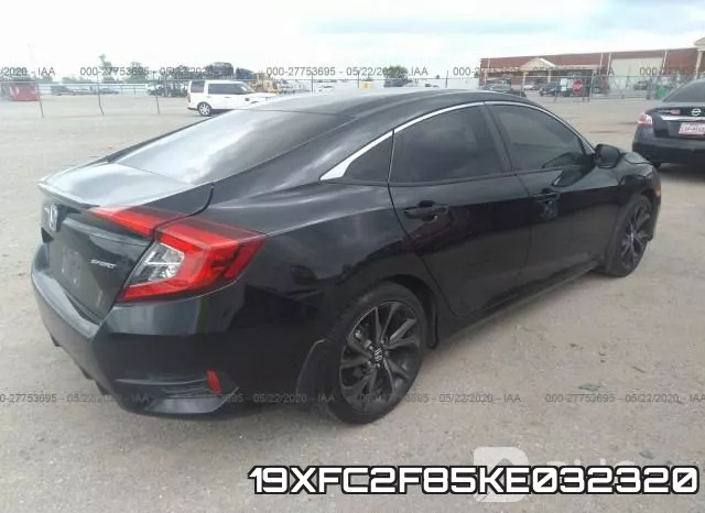 19XFC2F85KE032320 фото 5