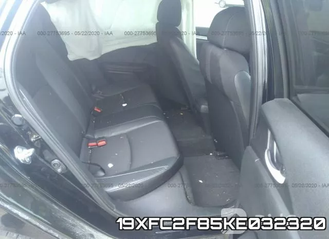 19XFC2F85KE032320 фото 8