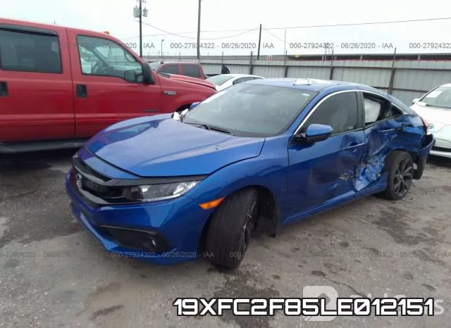 19XFC2F85LE012151 фото 3