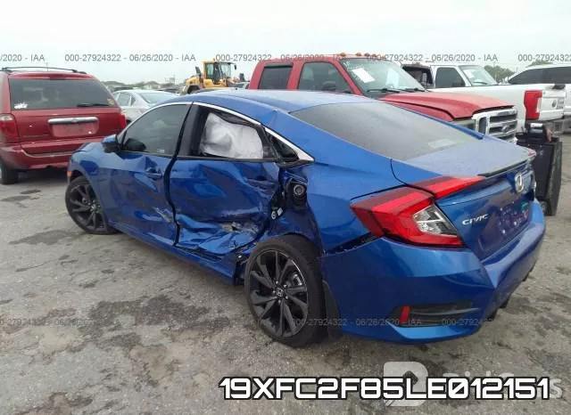 19XFC2F85LE012151 фото 4