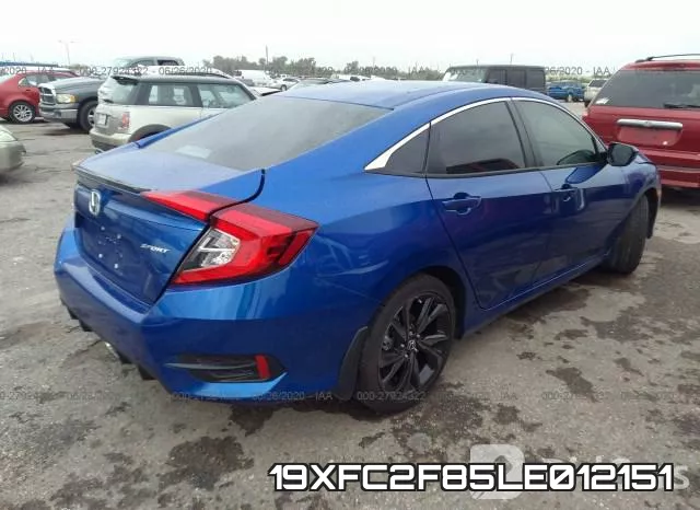 19XFC2F85LE012151 фото 5
