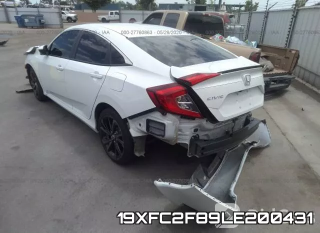 19XFC2F89LE200431 фото 4