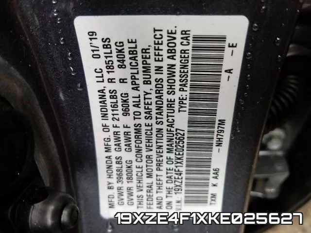 19XZE4F1XKE025627 фото 2