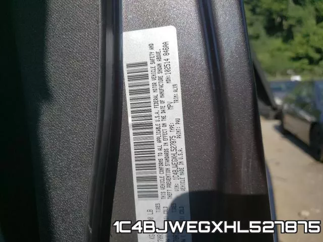 1C4BJWEGXHL527875 фото 2