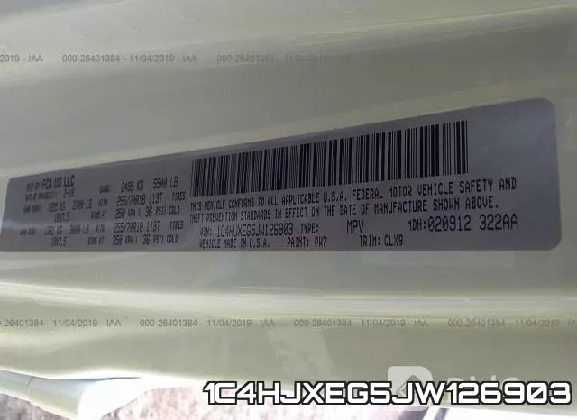 1C4HJXEG5JW126903 фото 10