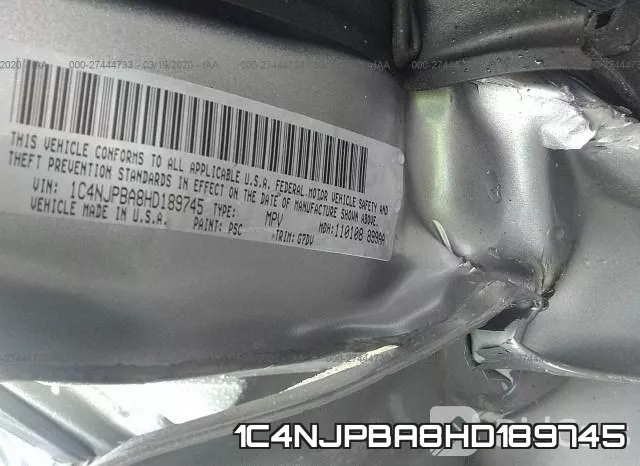 1C4NJPBA8HD189745 фото 10