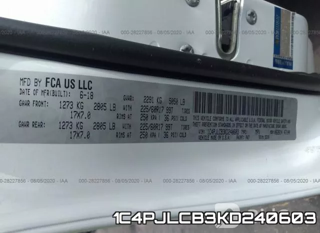 1C4PJLCB3KD240603 фото 10