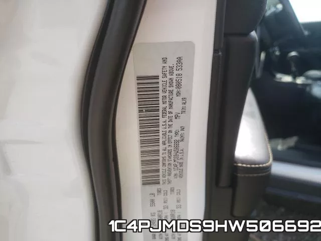 1C4PJMDS9HW506692 фото 2