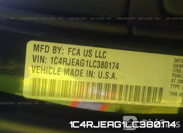 1C4RJEAG1LC380174 фото 10