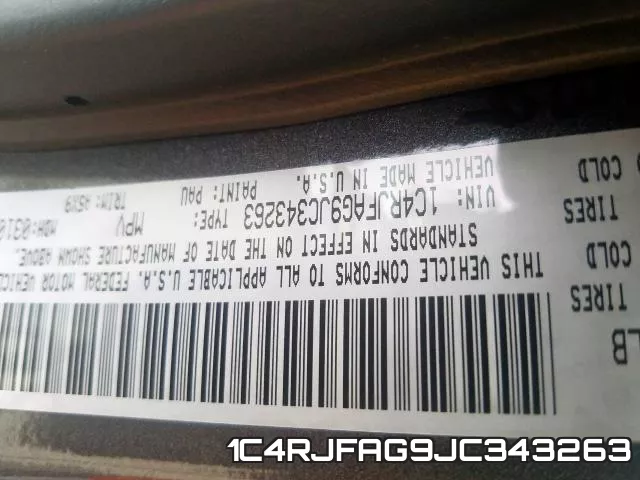1C4RJFAG9JC343263 фото 2