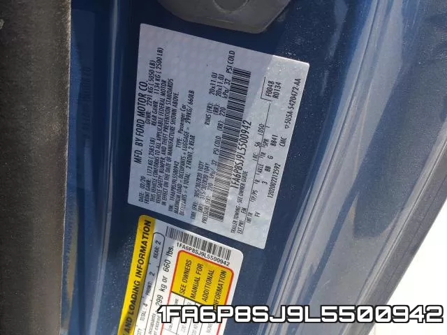 1FA6P8SJ9L5500942 фото 2