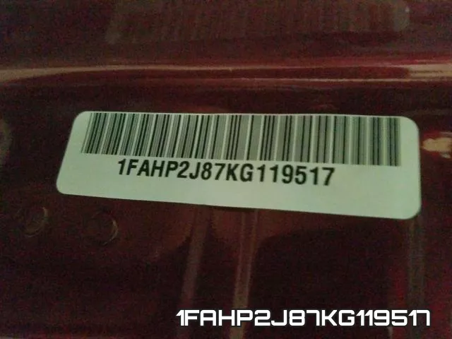 1FAHP2J87KG119517 фото 2