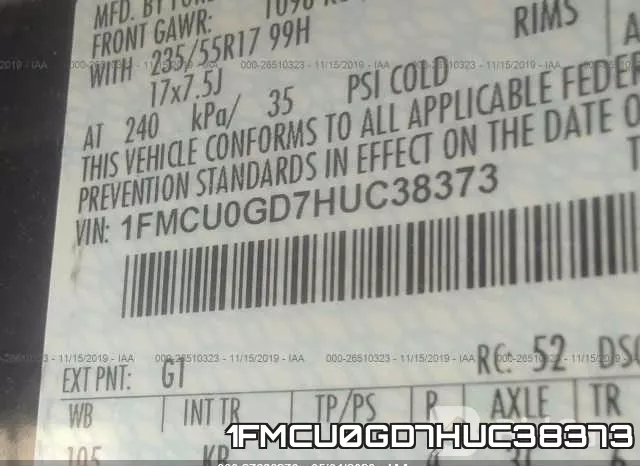 1FMCU0GD7HUC38373 фото 10