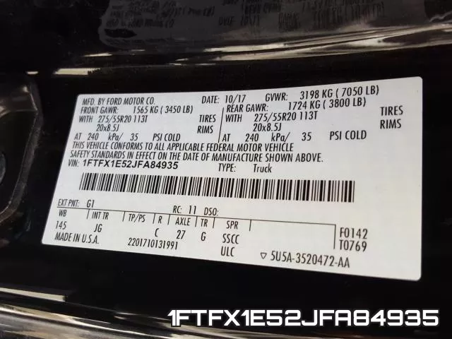 1FTFX1E52JFA84935 фото 2