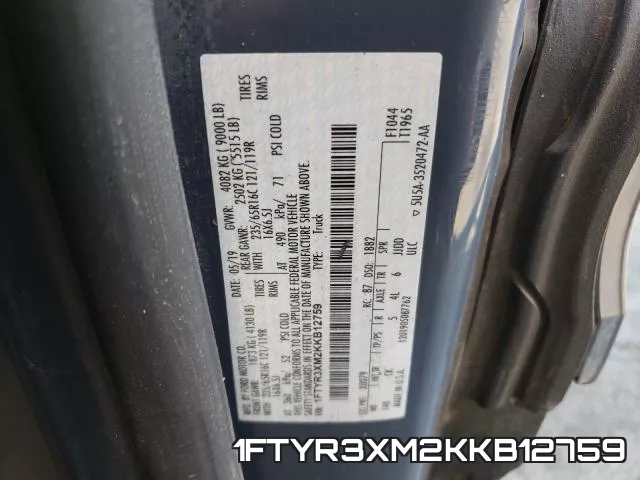 1FTYR3XM2KKB12759 фото 2