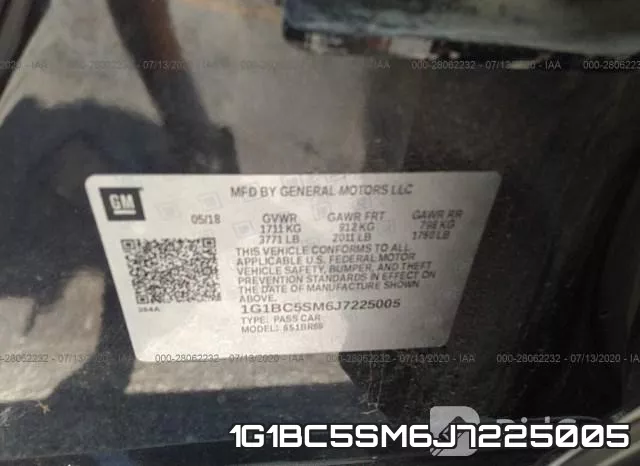 1G1BC5SM6J7225005 фото 10