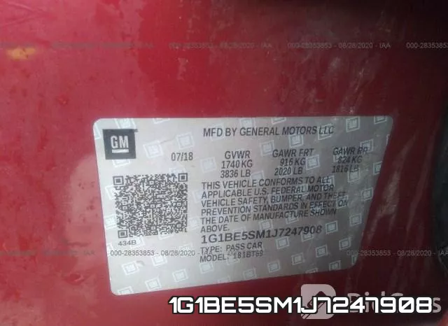 1G1BE5SM1J7247908 фото 10