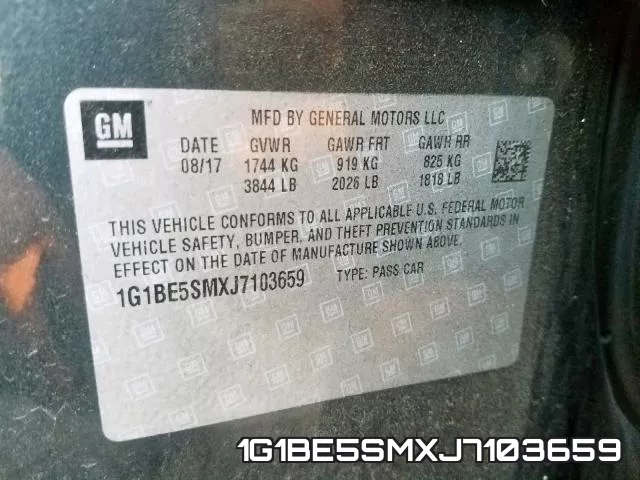 1G1BE5SMXJ7103659 фото 2