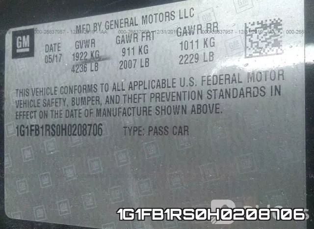 1G1FB1RS0H0208706 фото 10