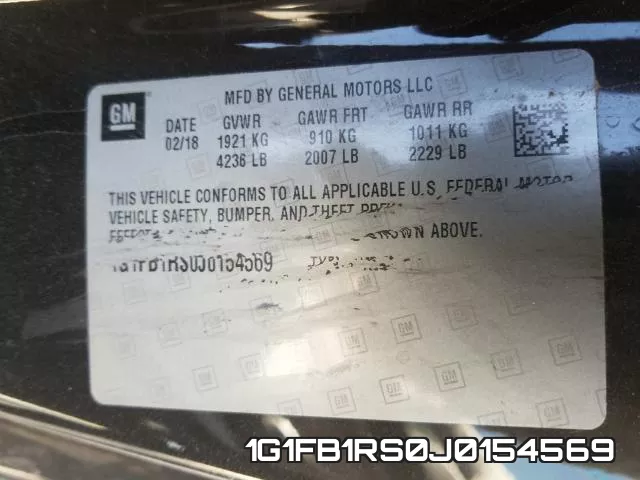 1G1FB1RS0J0154569 фото 2