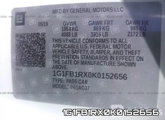 1G1FB1RX0K0152656 фото 10
