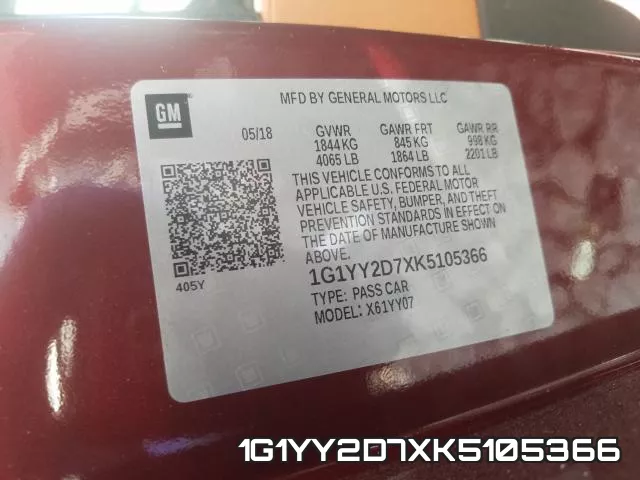 1G1YY2D7XK5105366 фото 2