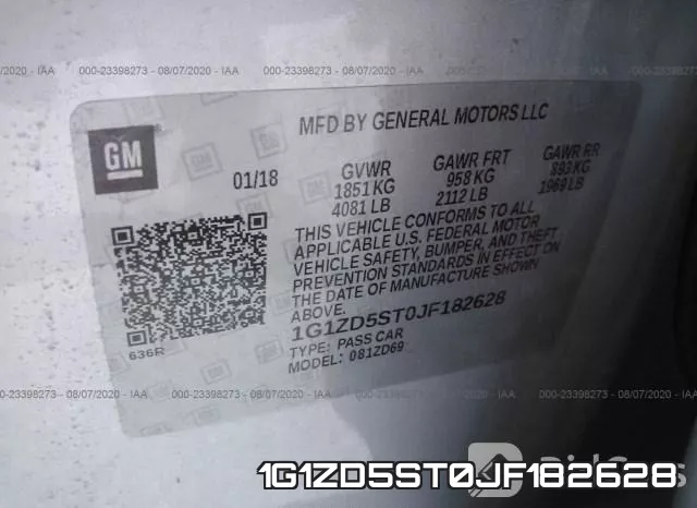 1G1ZD5ST0JF182628 фото 10