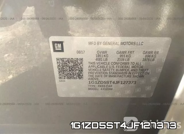 1G1ZD5ST4JF127373 фото 10