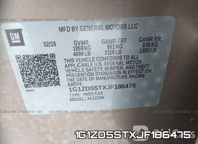 1G1ZD5STXJF186475 фото 10
