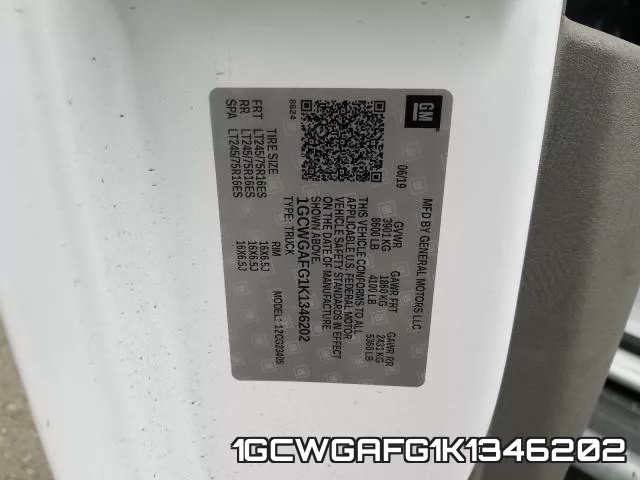 1GCWGAFG1K1346202 фото 2