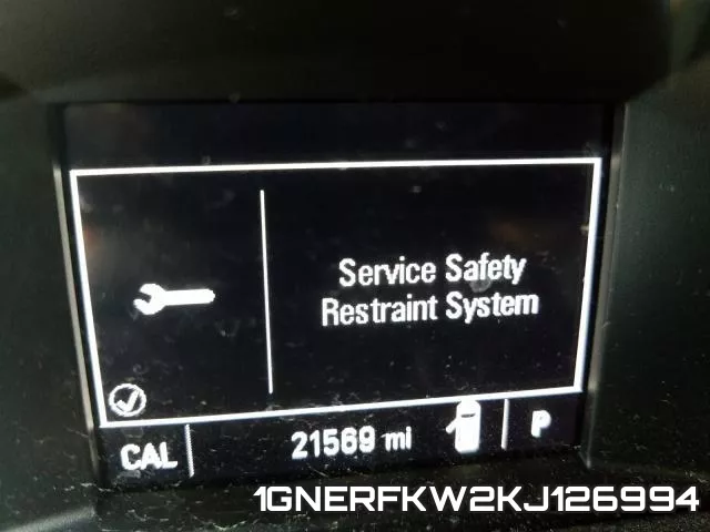 1GNERFKW2KJ126994 фото 9